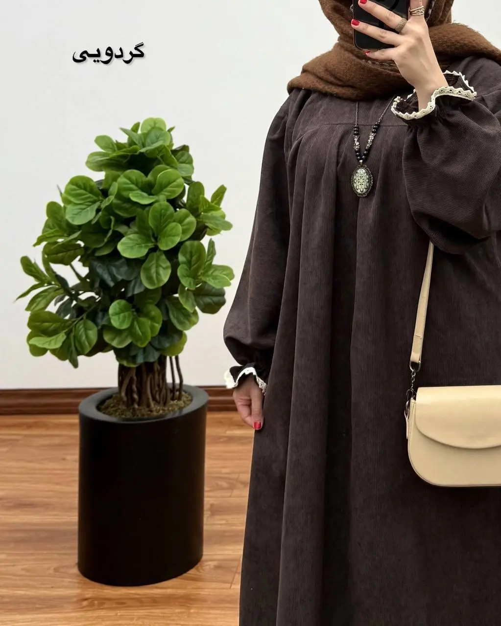 مانتو آیناز ( با پارچه کبریتی ) ۲